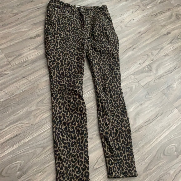 JCrew Leopard Skinny Jeans